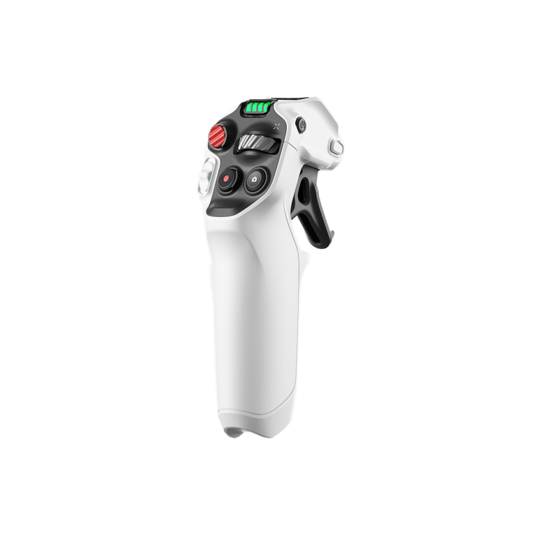 White joystick controller with buttons and triggers